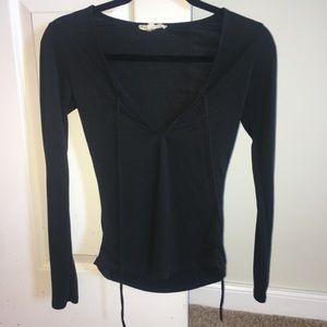 LA Hearts Navy/Black Top